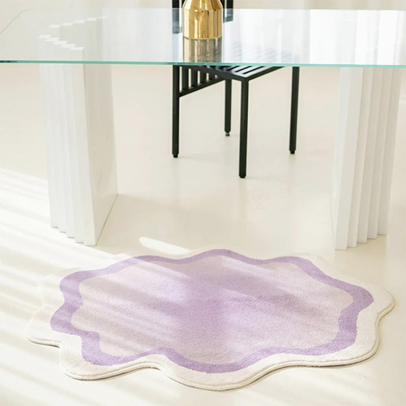 Pastel Cloud Area Rug in Soft Polyester