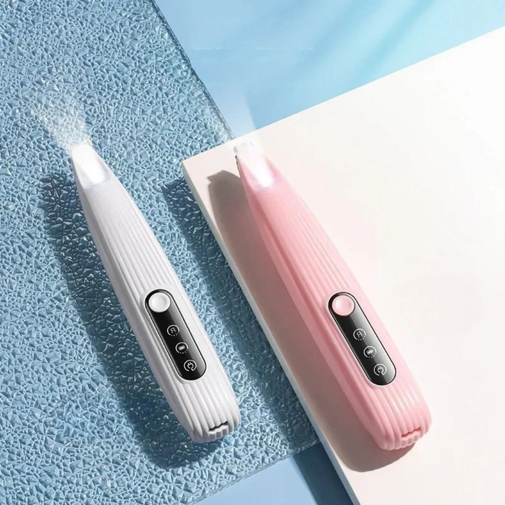 Cordless Rechargeable Pet Trimmer for Paws, Ears, and Face with Rounded Blade Tips