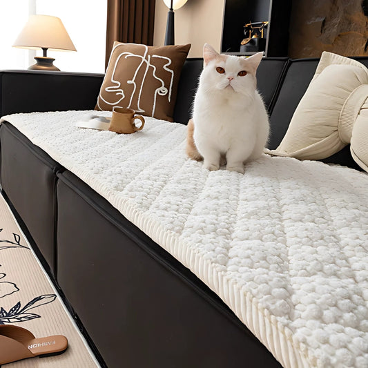 Pet-Proof Textured Quilted Sofa Slipcover