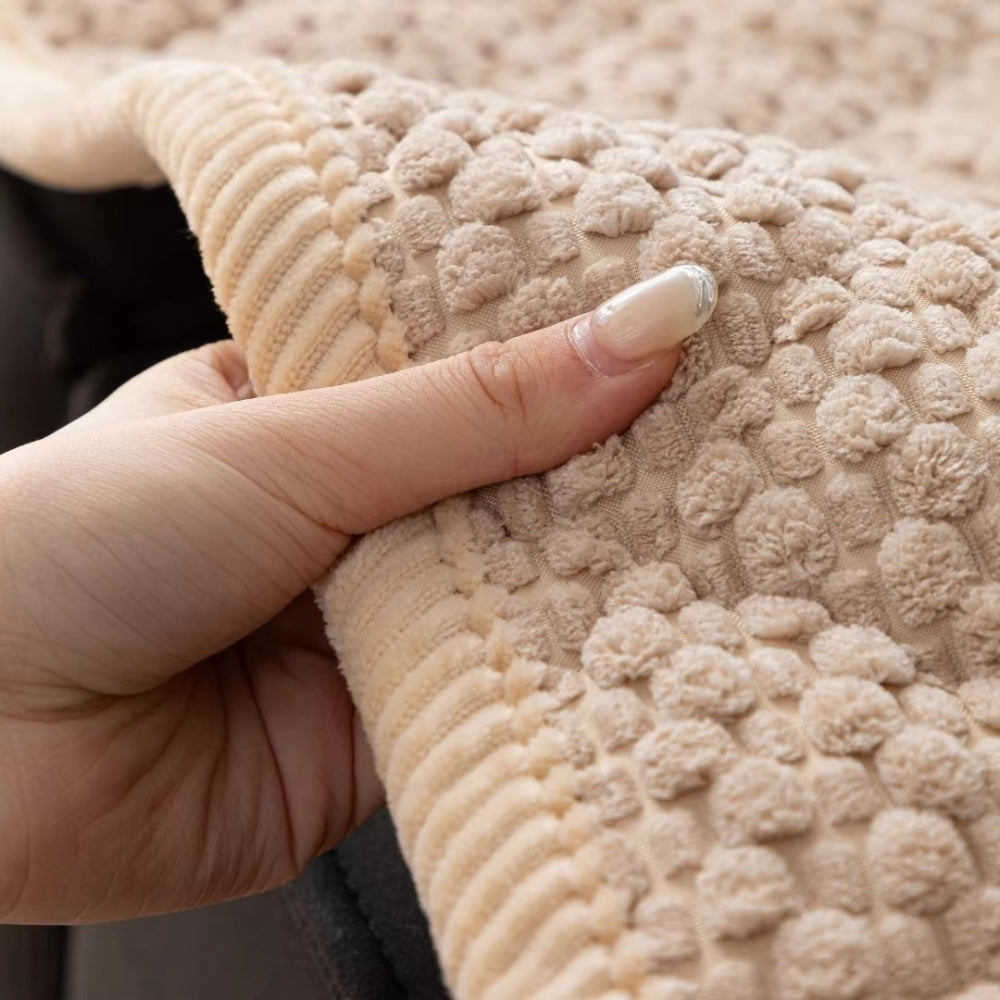 Pet-Proof Textured Quilted Sofa Slipcover