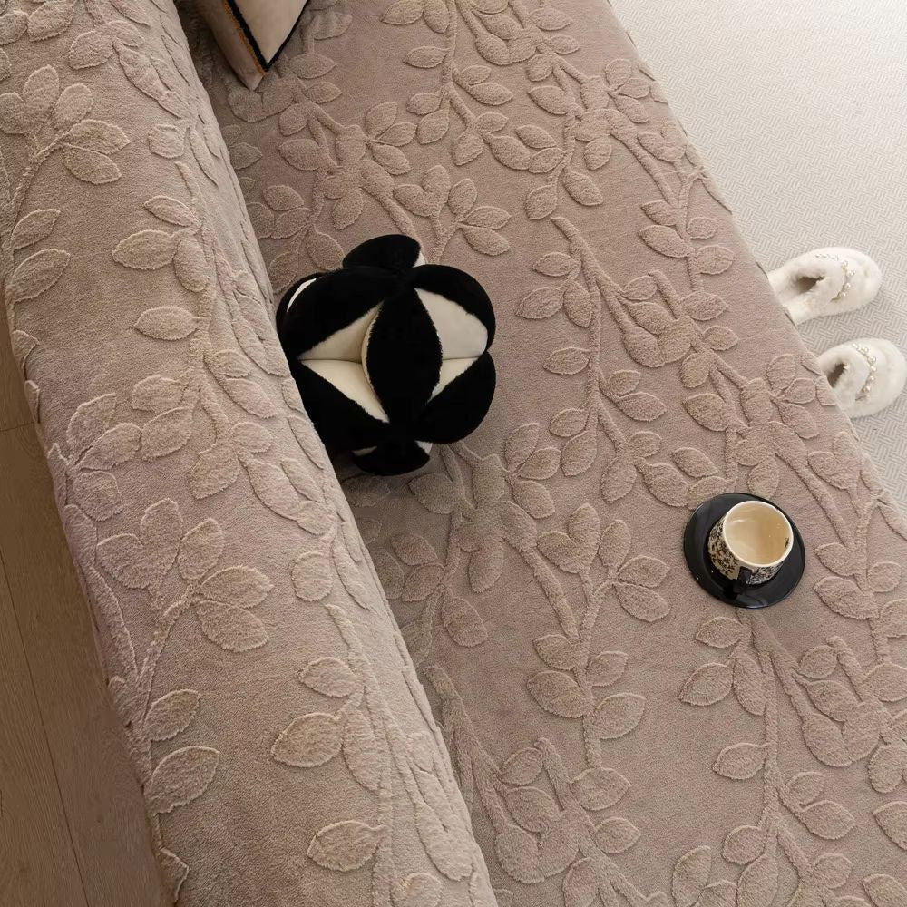 Soft Microfiber Floral Sofa Cover