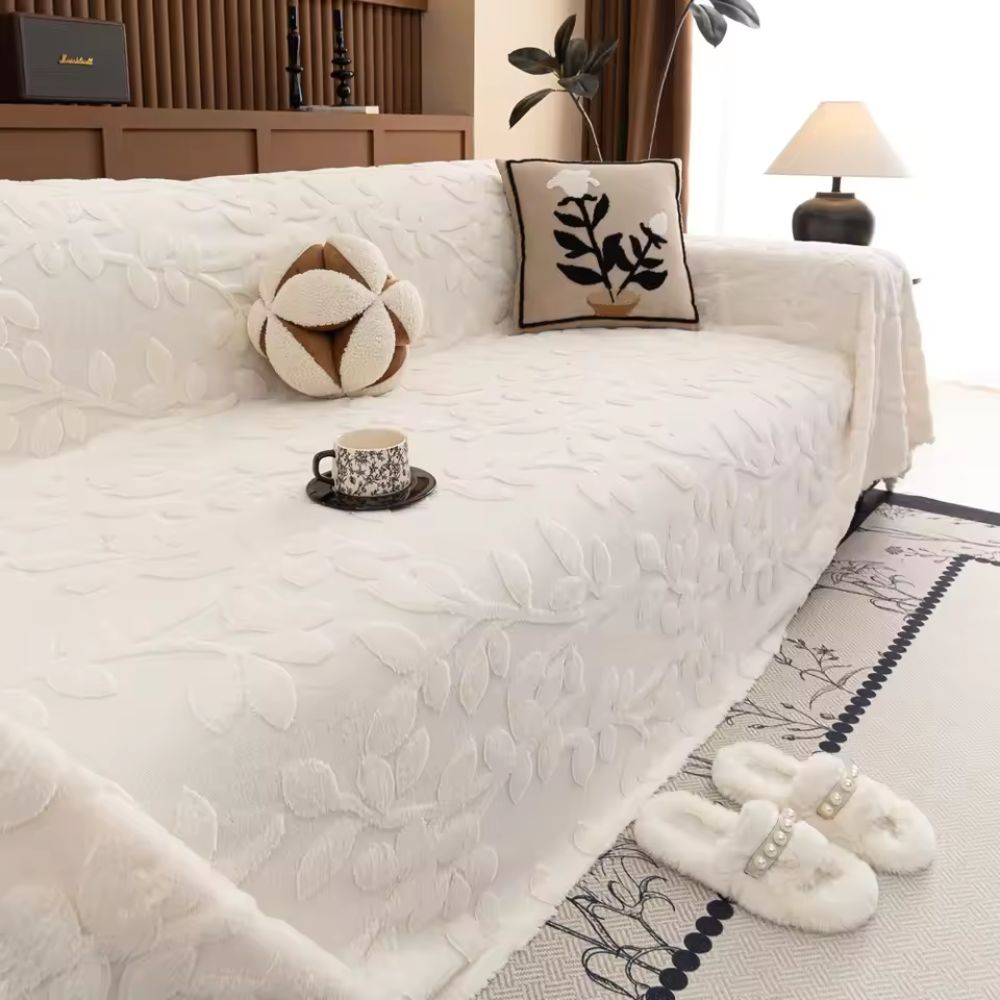 Soft Microfiber Floral Sofa Cover