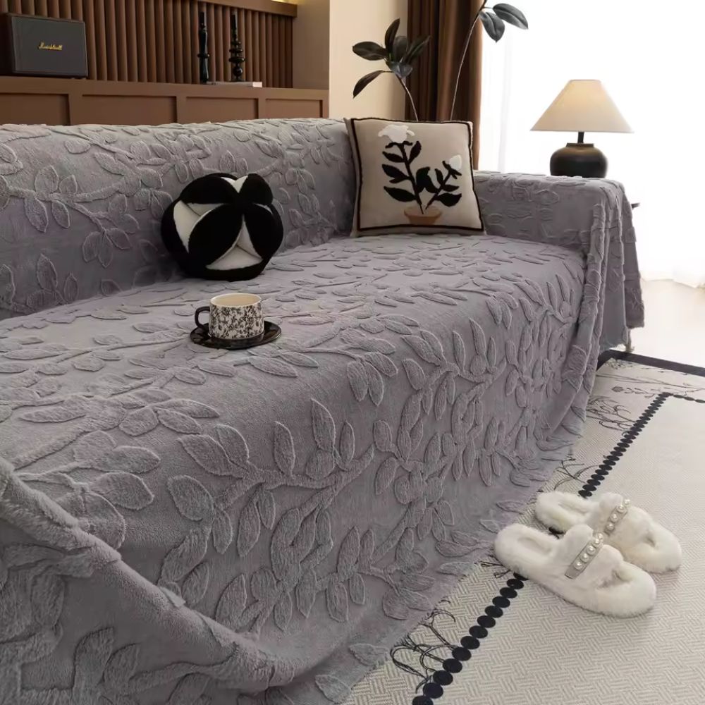 Soft Microfiber Floral Sofa Cover
