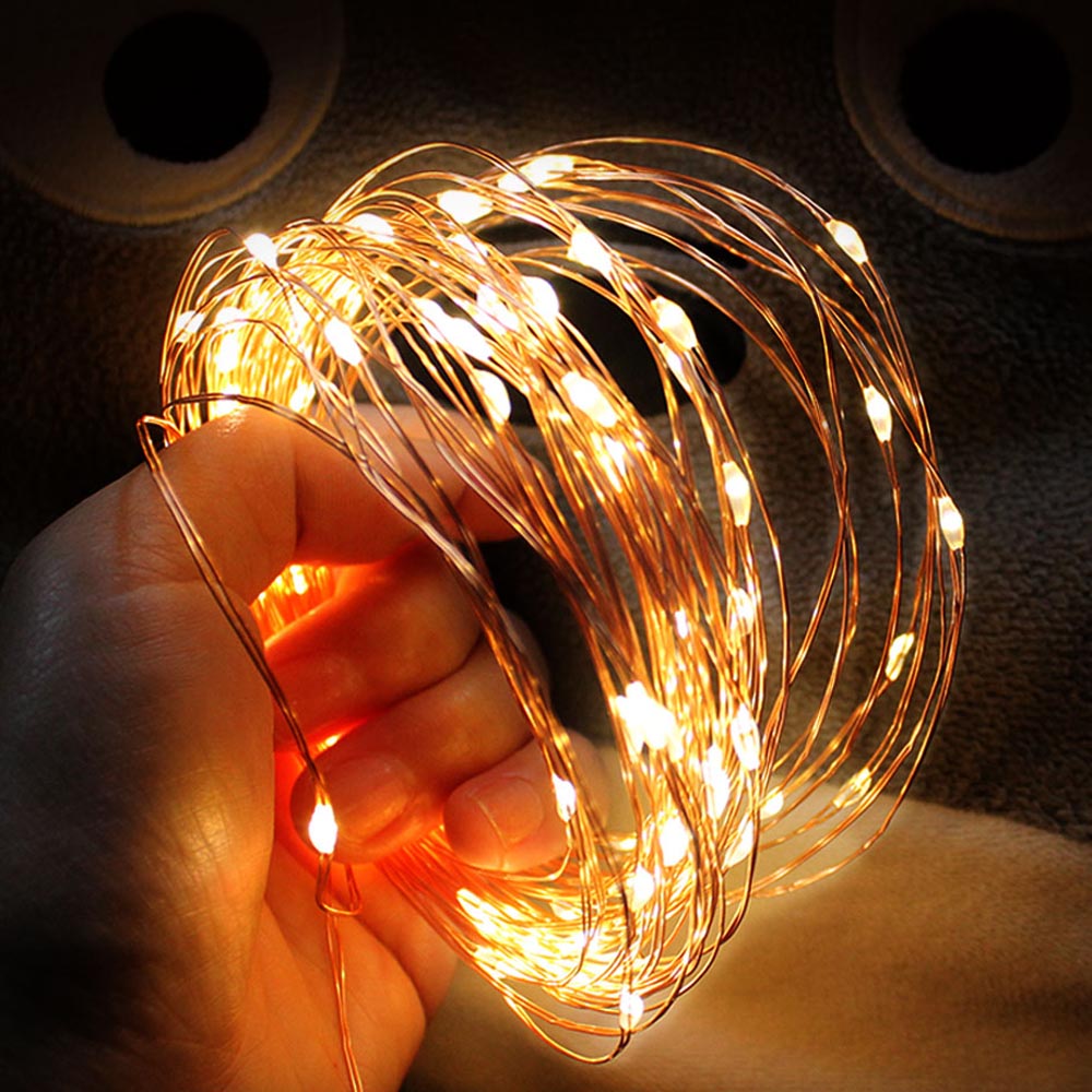 LED Photo Wall String Lights with 50 Clips