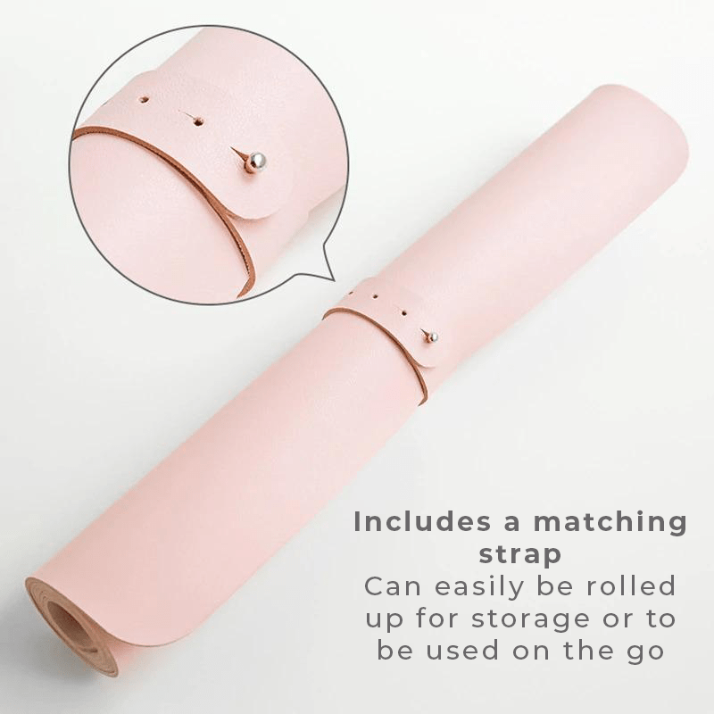 Vegan Leather Reversible Desk Pad