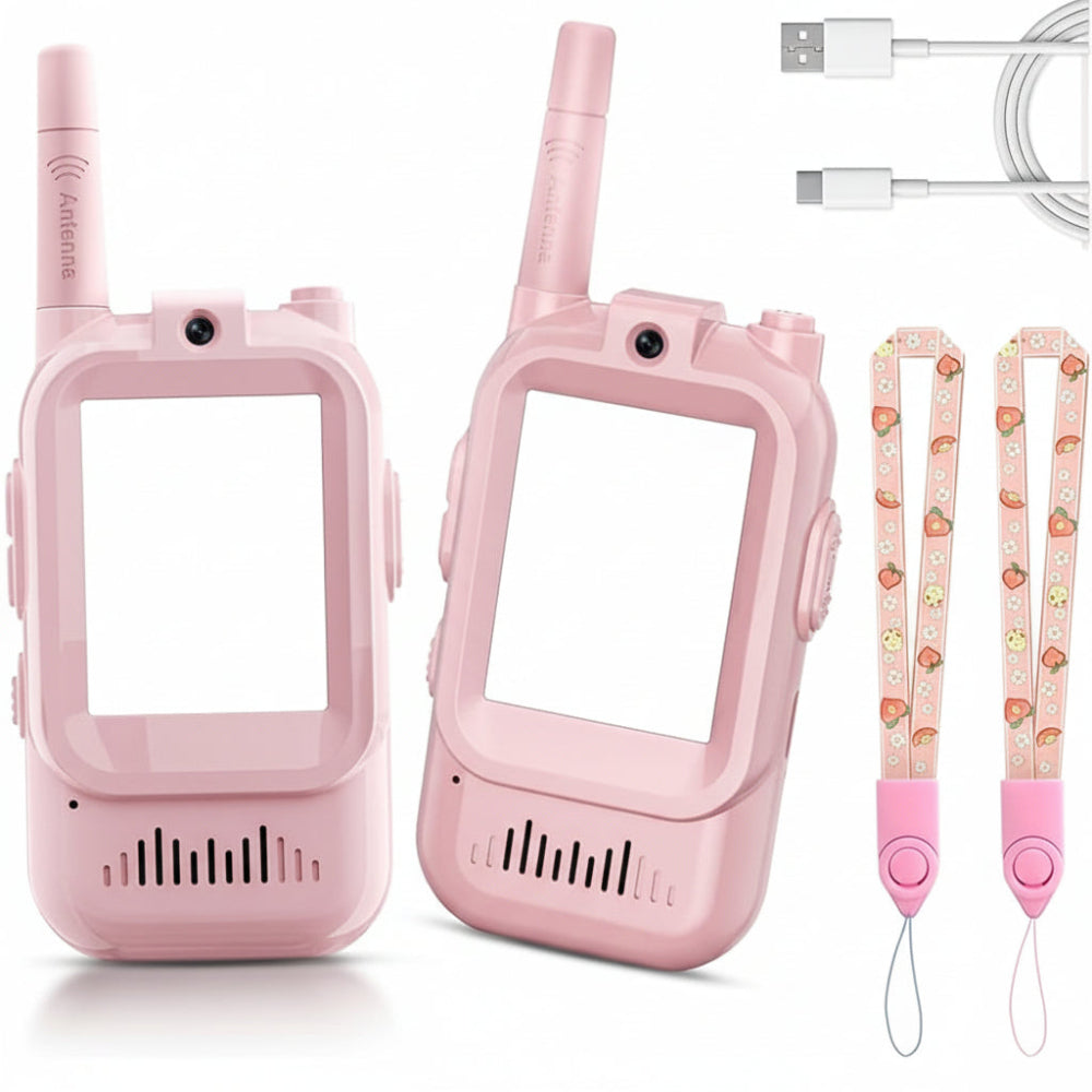 Rechargeable Kids Video Walkie Talkies with HD Camera