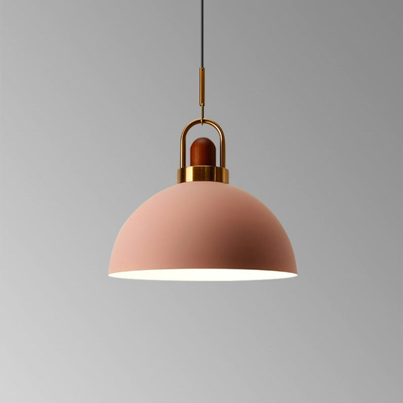 Modern Nordic Pendant Light with Adjustable Height and Metal Glass Design