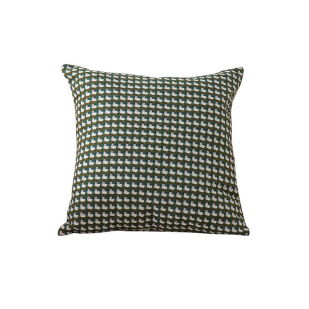 Textured Microfiber Pixel Weave Cushion Cover