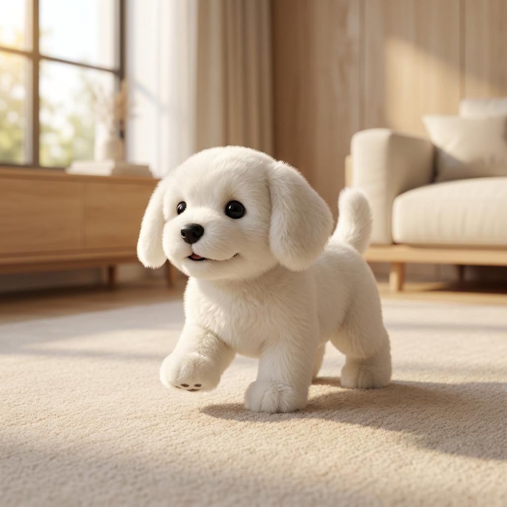Interactive Plush Puppy Toy with Realistic Movements
