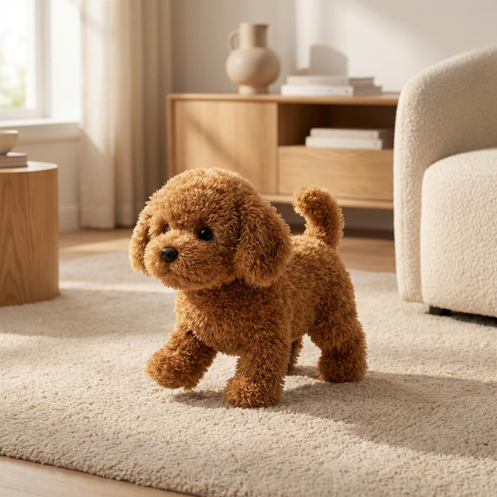 Interactive Plush Puppy Toy with Realistic Movements