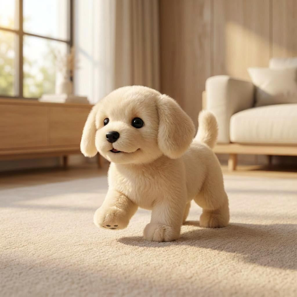 Interactive Plush Puppy Toy with Realistic Movements