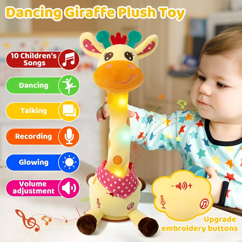 Interactive Singing Giraffe Plush Toy for Kids