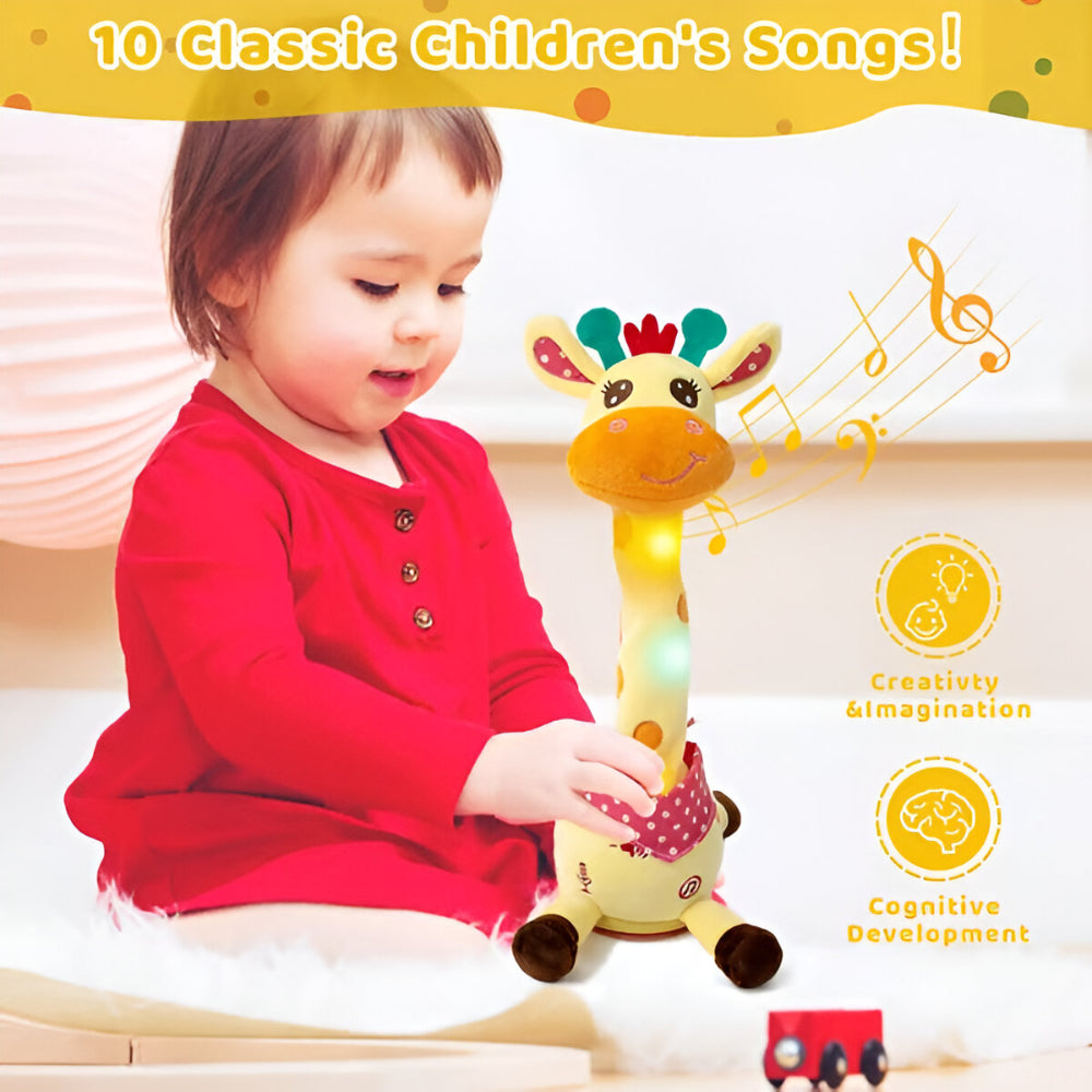 Interactive Singing Giraffe Plush Toy for Kids