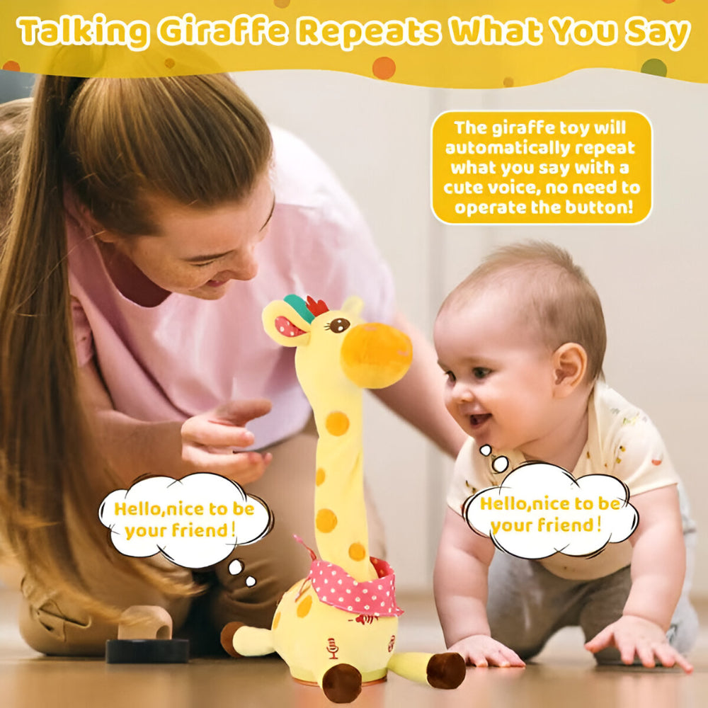Interactive Singing Giraffe Plush Toy for Kids