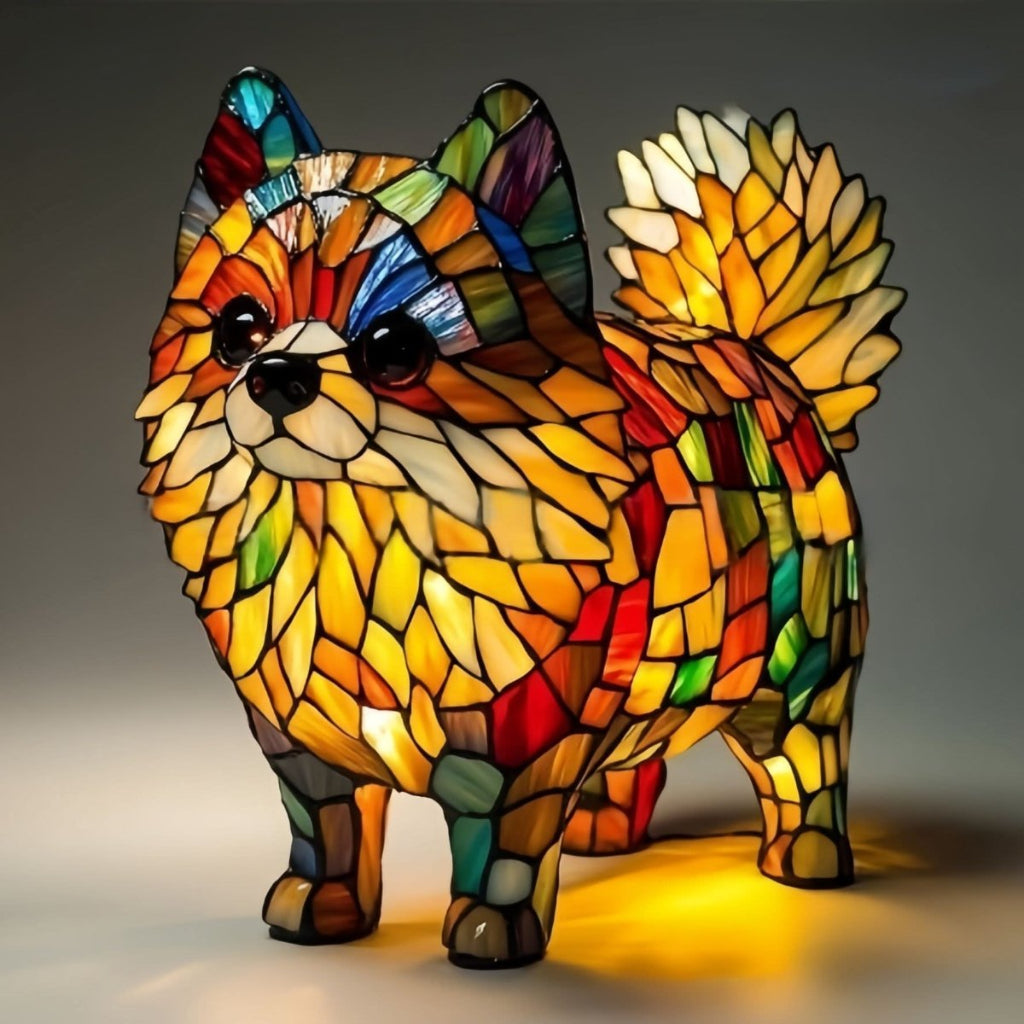 Dog Breed LED Night Light - Artistic USB Lamp