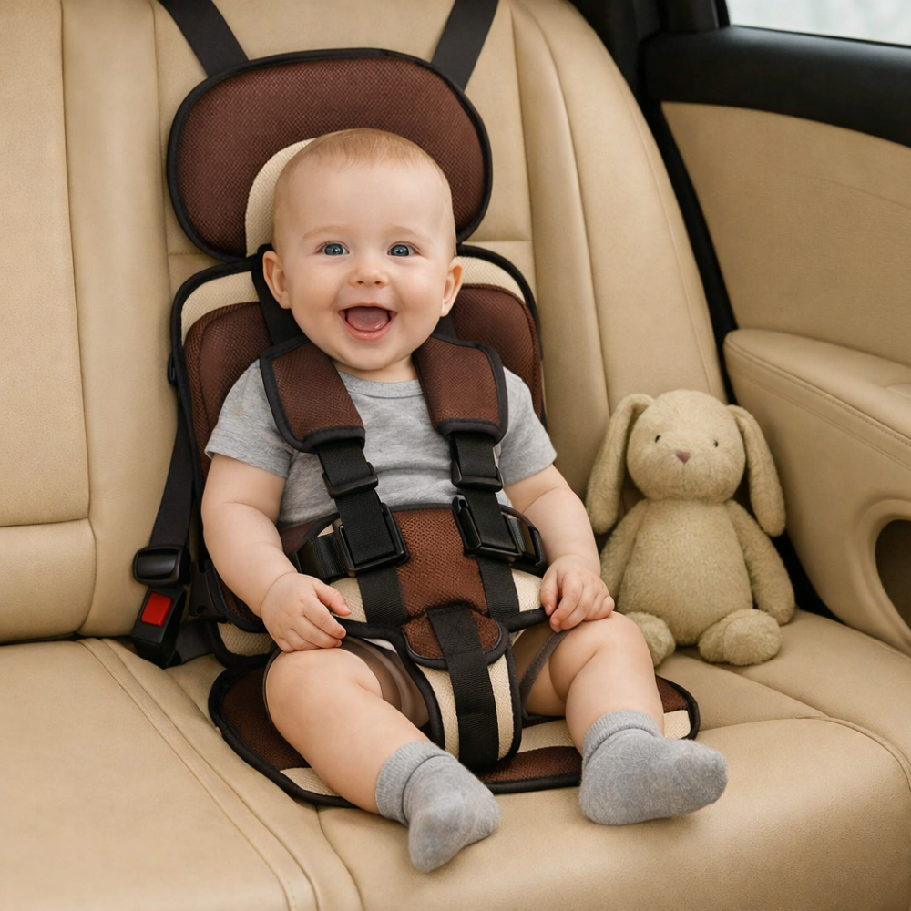 Portable Kids Car Seat Booster with Safety Harness