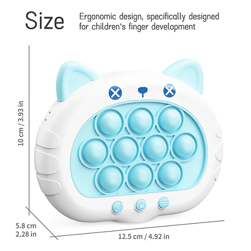 Portable Light-Up Bubble Game for Kids