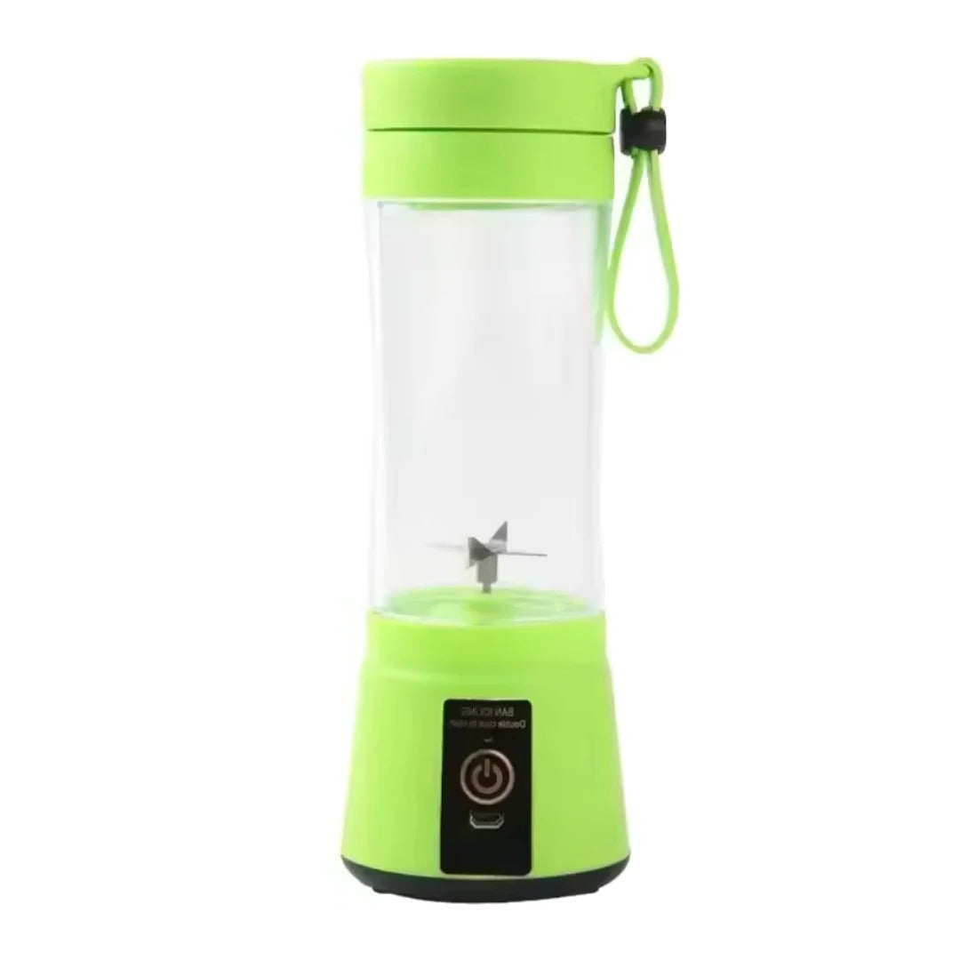 Portable Rechargeable Mini Electric Juicer Blender, 12 oz, One-Touch Operation, Easy to Clean
