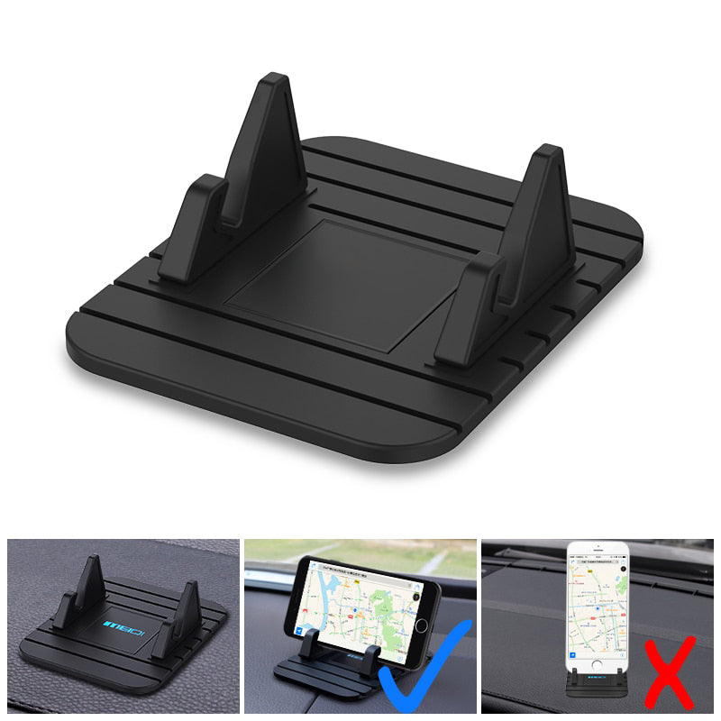 Non-Slip Silicone Car Phone Holder for Dashboard