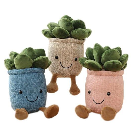 Soft Plush Eco-Friendly Plant Decor