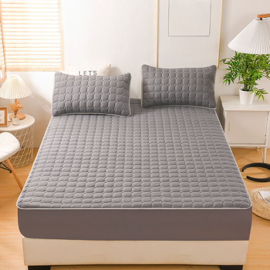Eucalyptus Fitted Sheet Set with Pillowcases - Eco-Friendly, Breathable Bedding