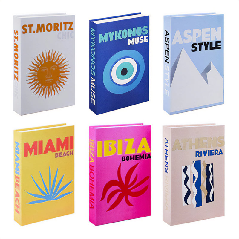 Preppy Decorative Book Box for Home Accent