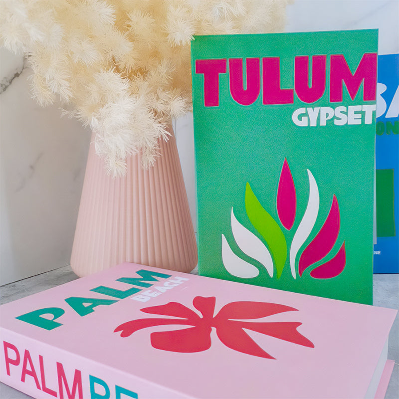 Preppy Decorative Book Box for Home Accent