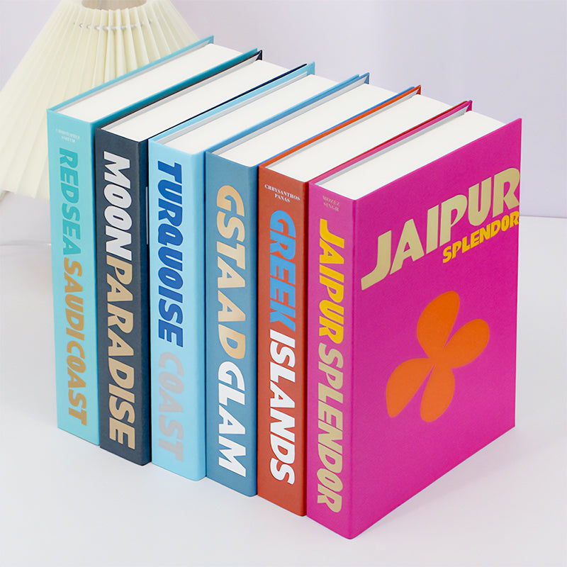 Preppy Decorative Book Box for Home Accent