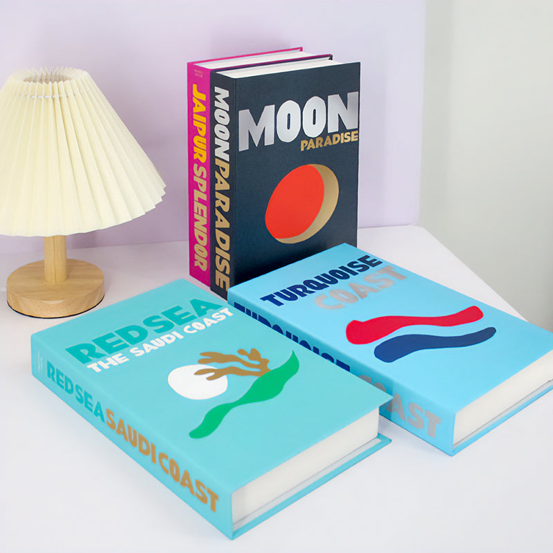 Preppy Decorative Book Box for Home Accent