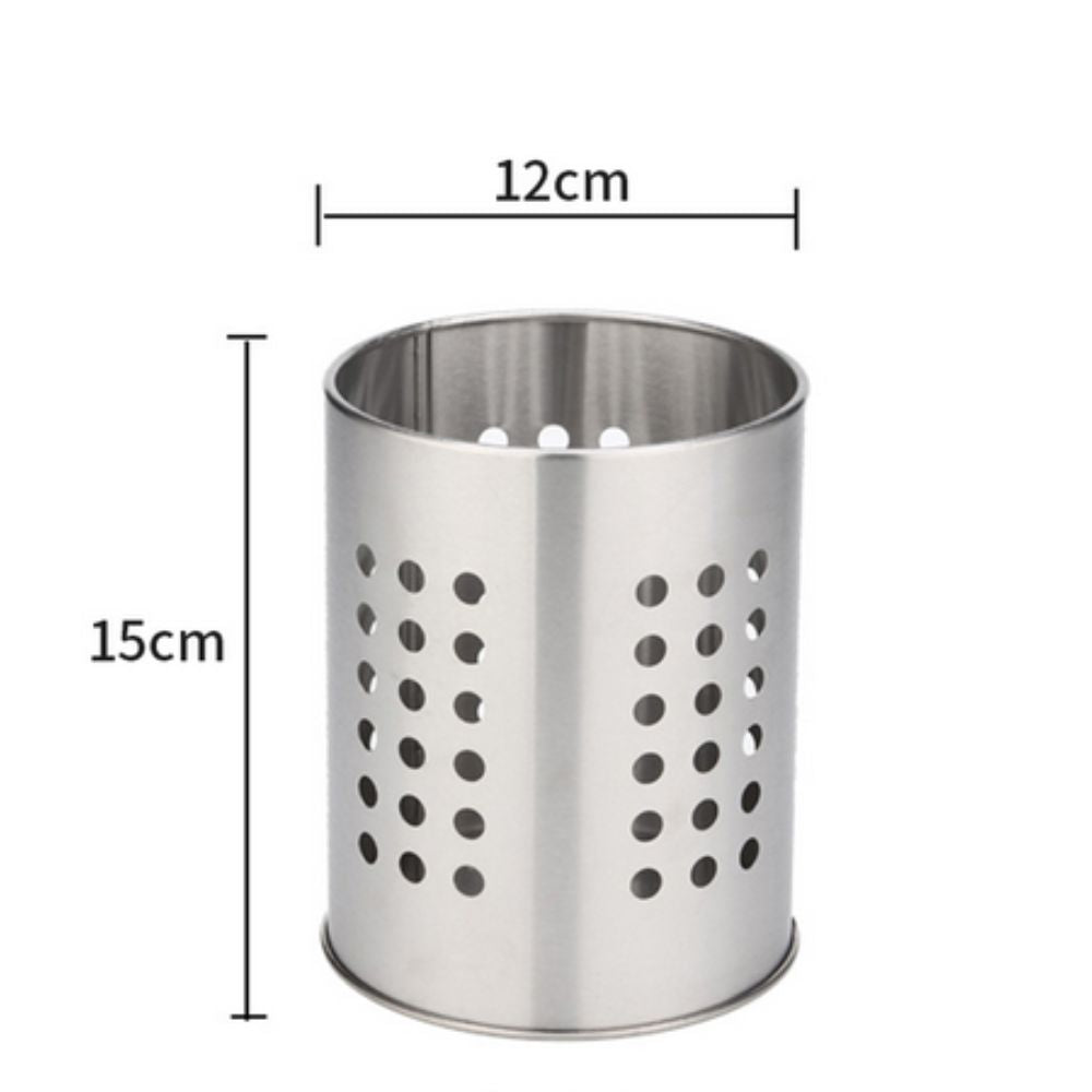 Stainless Steel Perforated Utensil Holder