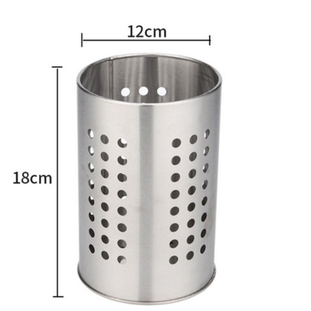 Stainless Steel Perforated Utensil Holder