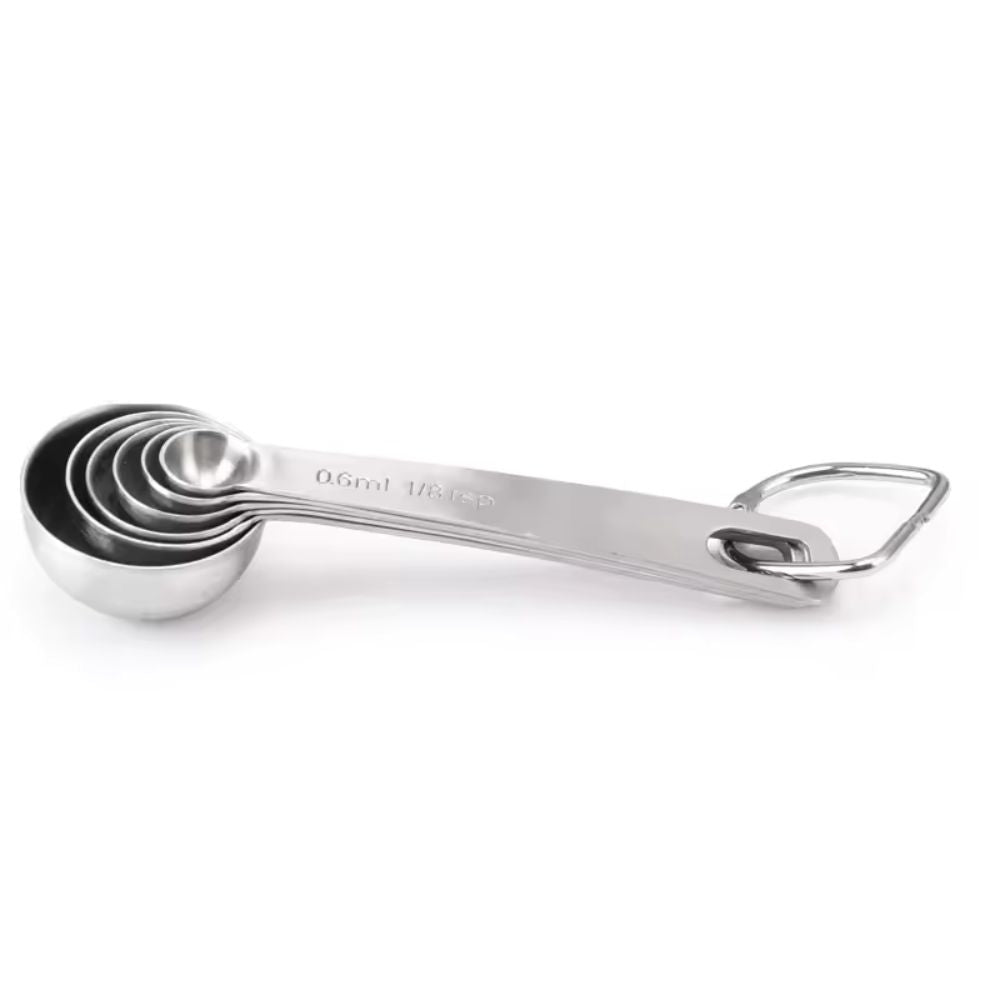 Stainless Steel Measuring Spoons Set - 6 Piece