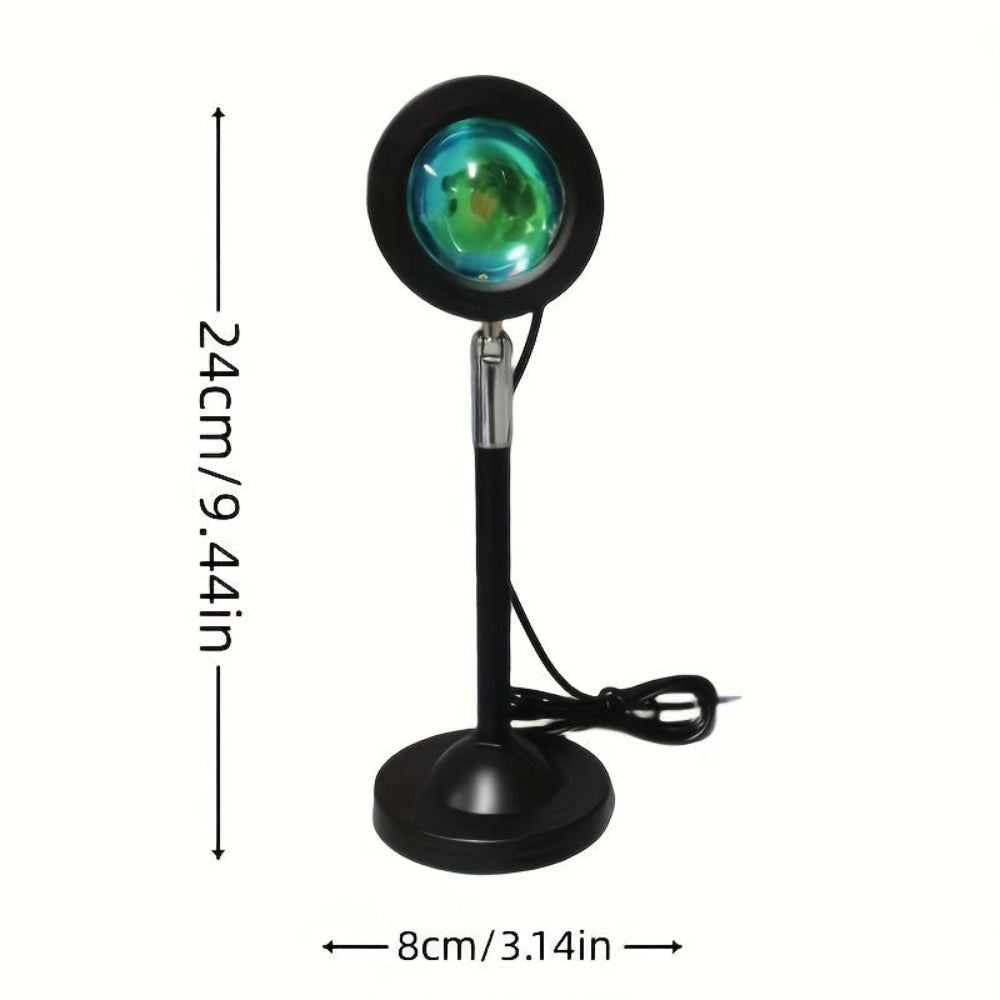 USB LED Sunset Projection Lamp for Ambient Room Lighting