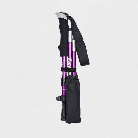 Adjustable Lightweight Aluminum Trekking Poles - Foldable Telescopic Hiking Support