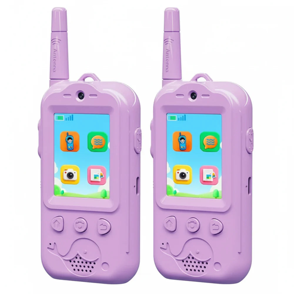 Rechargeable Kids Video Walkie Talkies with HD Camera