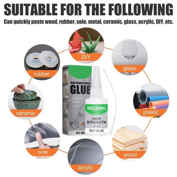 Extreme Multi-Surface Adhesive - Strong, Transparent Instant Glue
