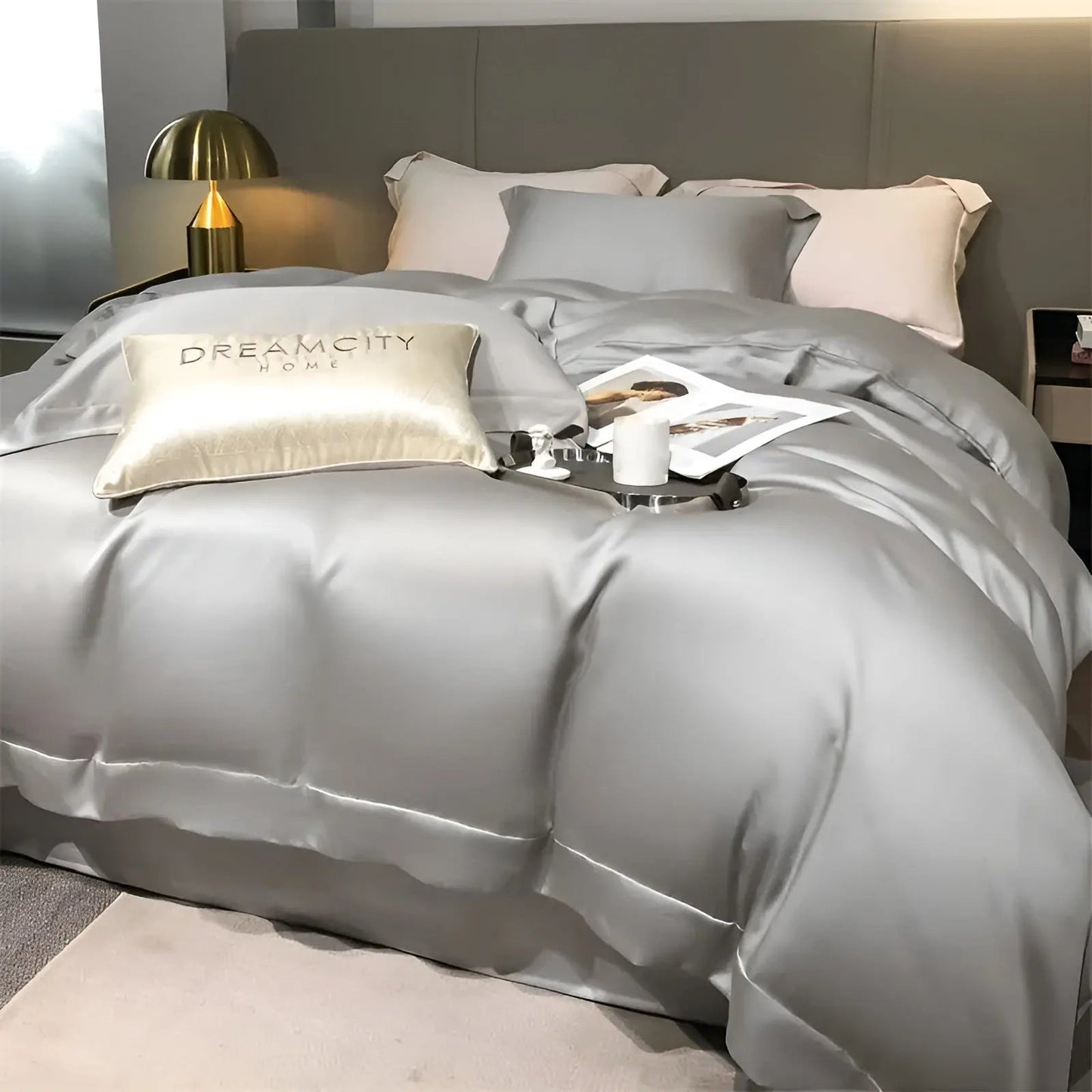 Luxury Bamboo Bedding Set - Silky Soft, Temperature Regulating Duvet Cover and Pillowcases