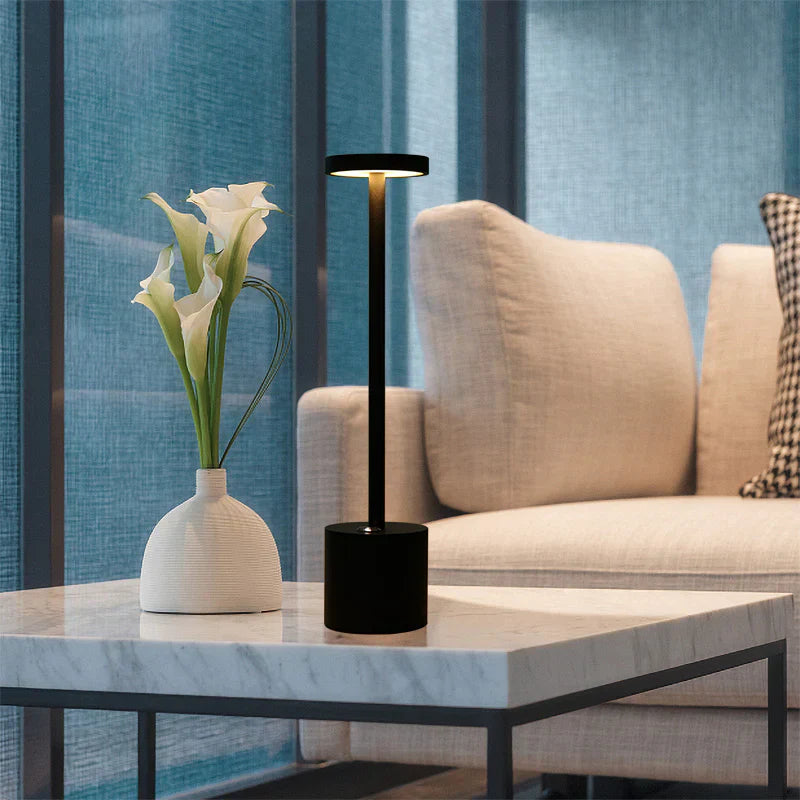 Wireless Rechargeable LED Table Lamp with USB Charging