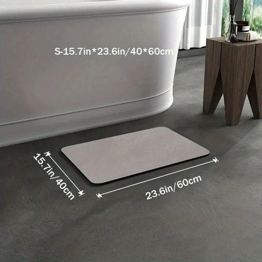 Diatomite Non-Slip Quick-Dry Bath Mat