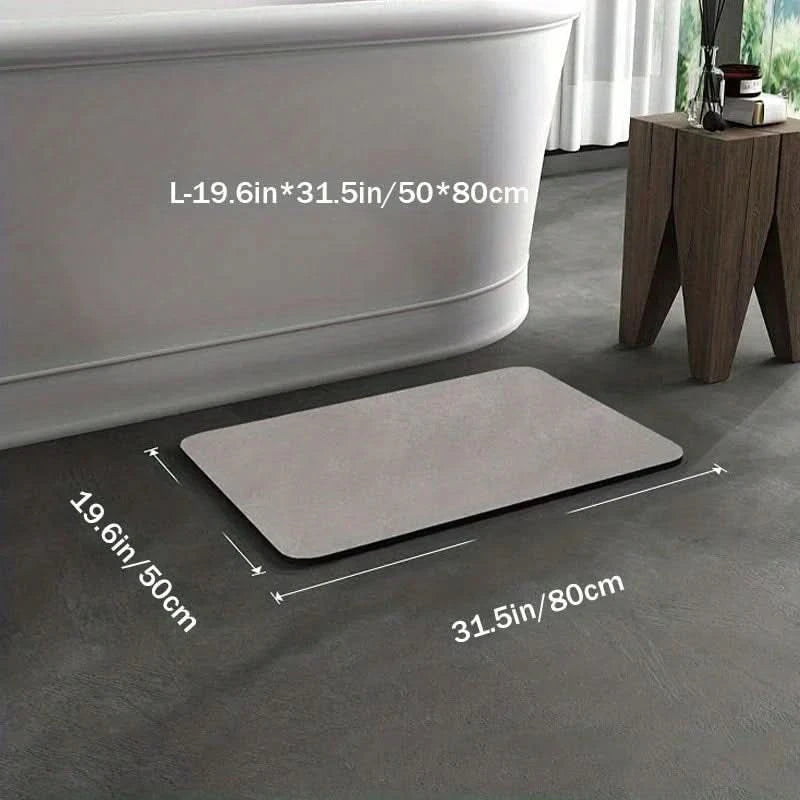 Diatomite Non-Slip Quick-Dry Bath Mat