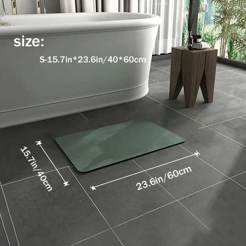Diatomite Non-Slip Quick-Dry Bath Mat