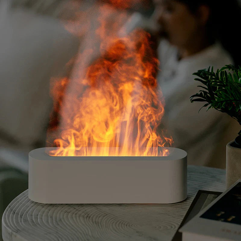 Flame Effect Aroma Diffuser with 7 Color Options