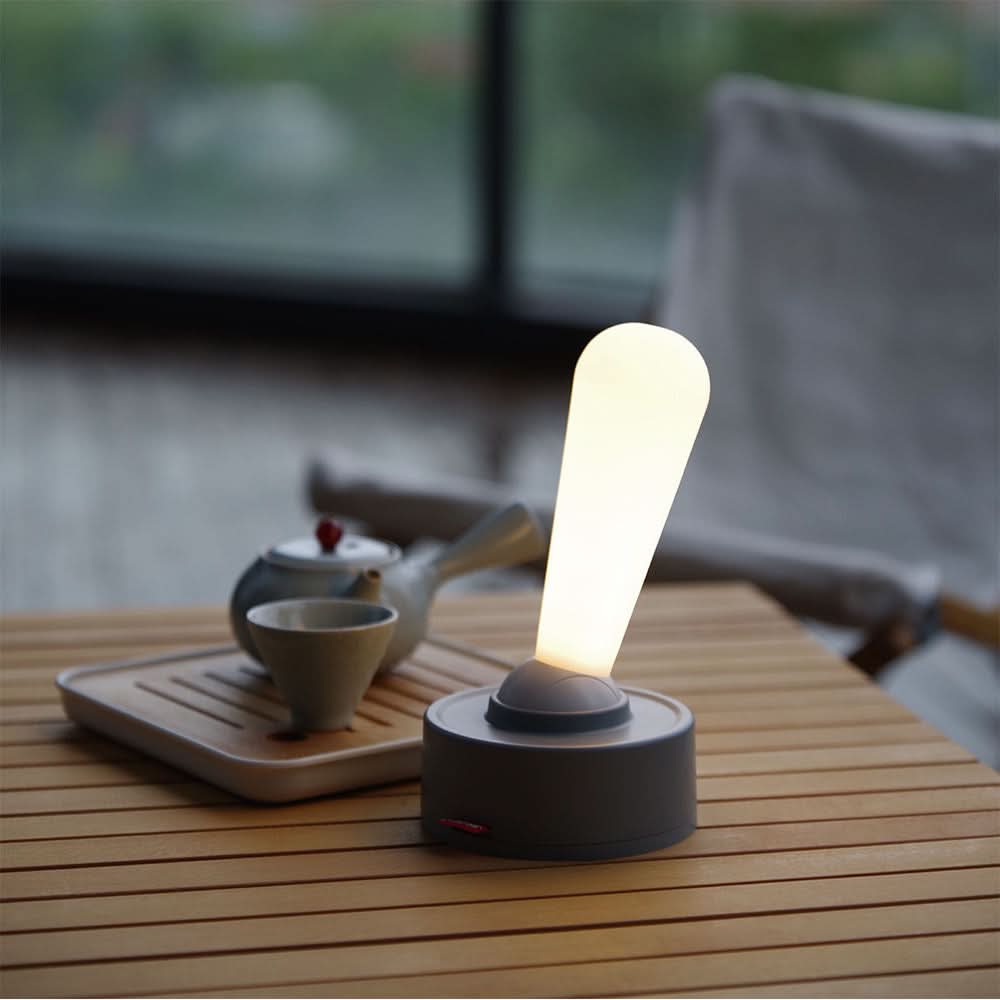 Rechargeable Retro Lever Switch Table Lamp - LED Light