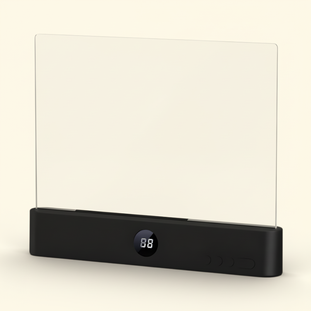 USB Rechargeable Ultra Thin LED Book Light with Timer and Adjustable Brightness
