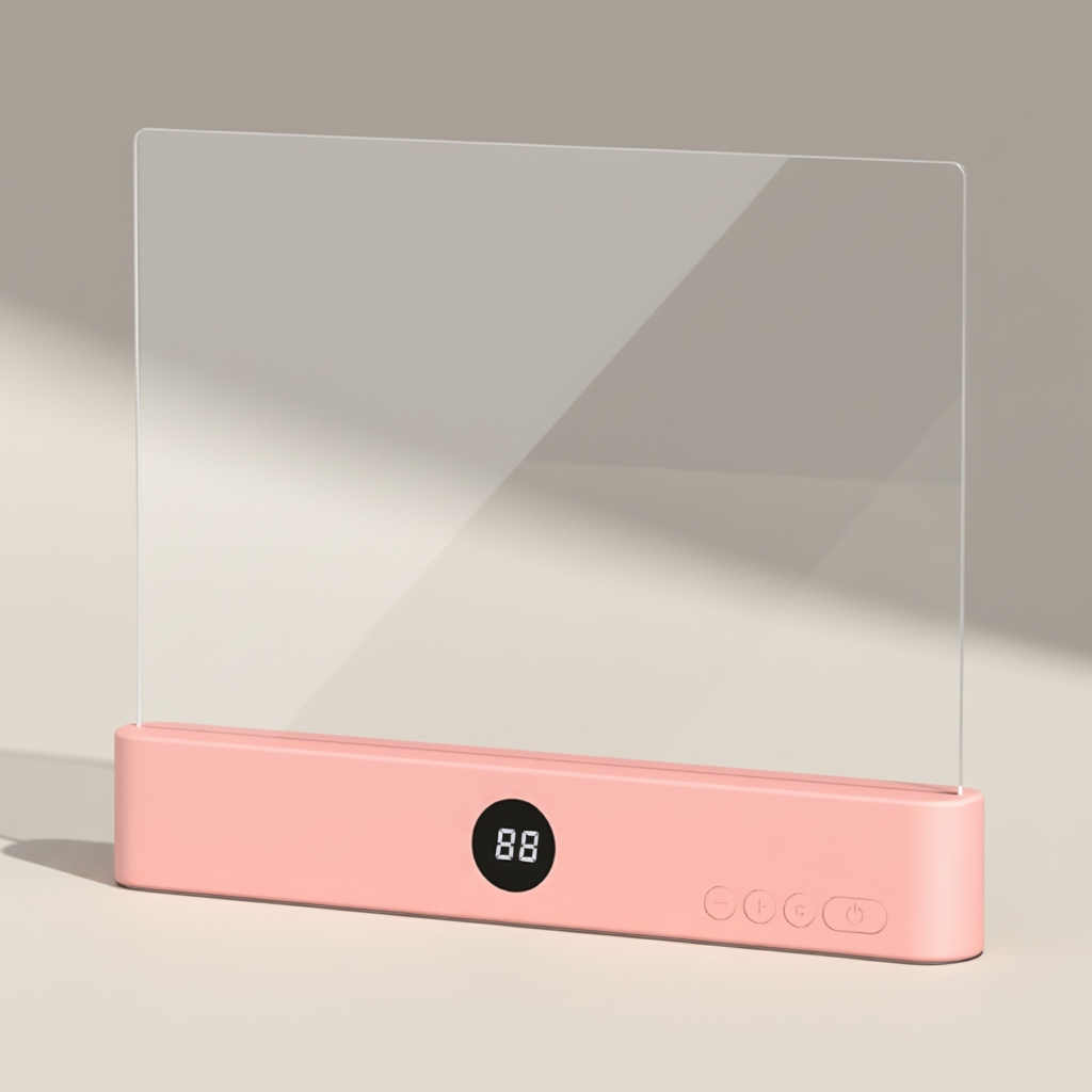 USB Rechargeable Ultra Thin LED Book Light with Timer and Adjustable Brightness