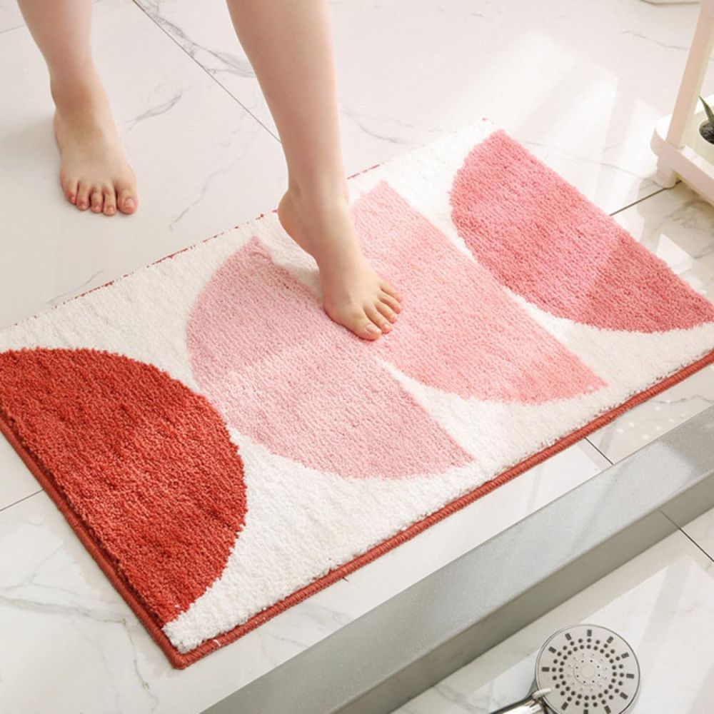Rainbow Microfiber Non-Slip Bath Mat