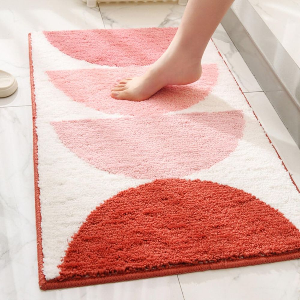 Rainbow Microfiber Non-Slip Bath Mat