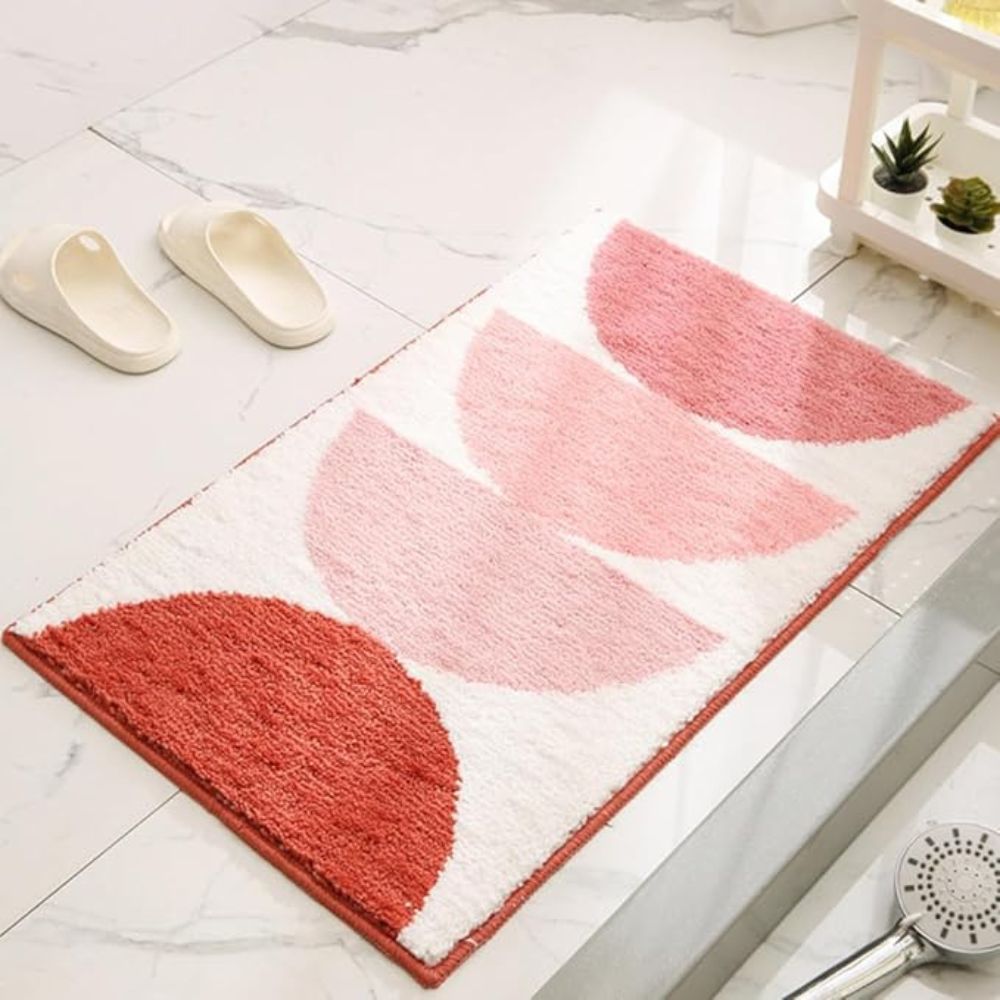 Rainbow Microfiber Non-Slip Bath Mat