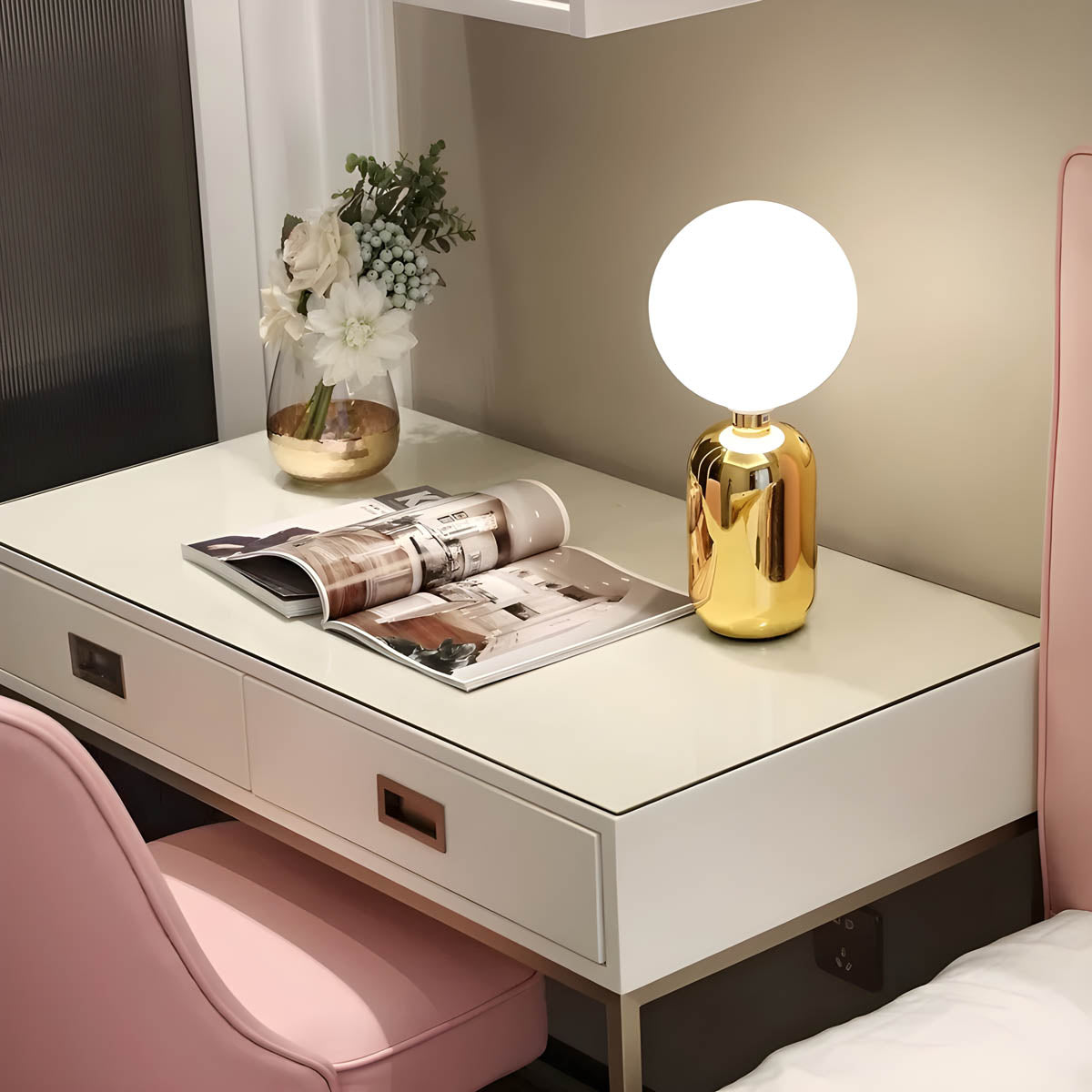 Minimalist Modern Table Lamp with Soft Ambient Light