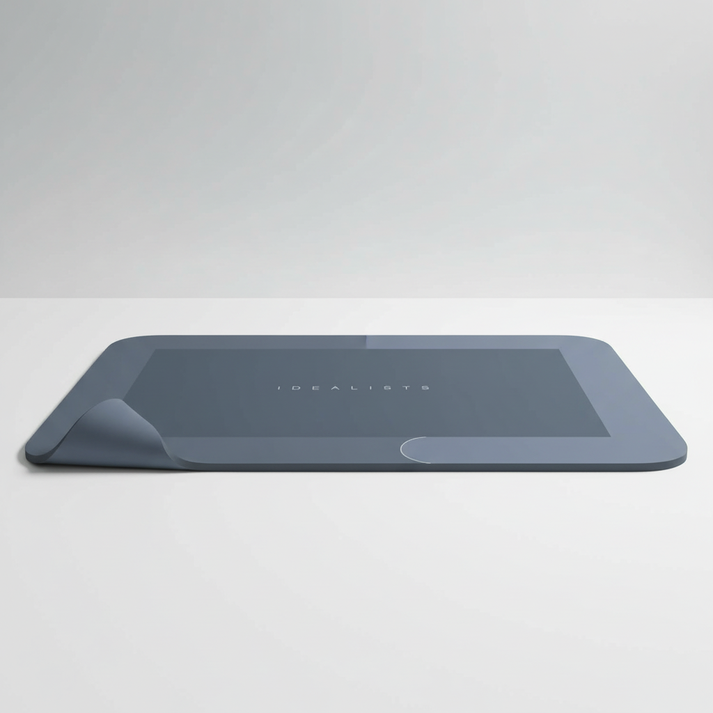 Non-Slip Rectangular Bath Mat with Quick-Dry Comfort Layer